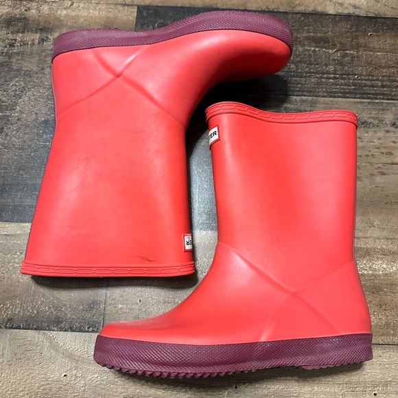 Hunter Kids First Classic Rain Boots Two-Tone - Picture 2 of 8
